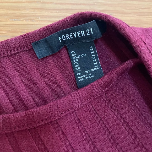 Long Burgundy Dress - Picture 2 of 3